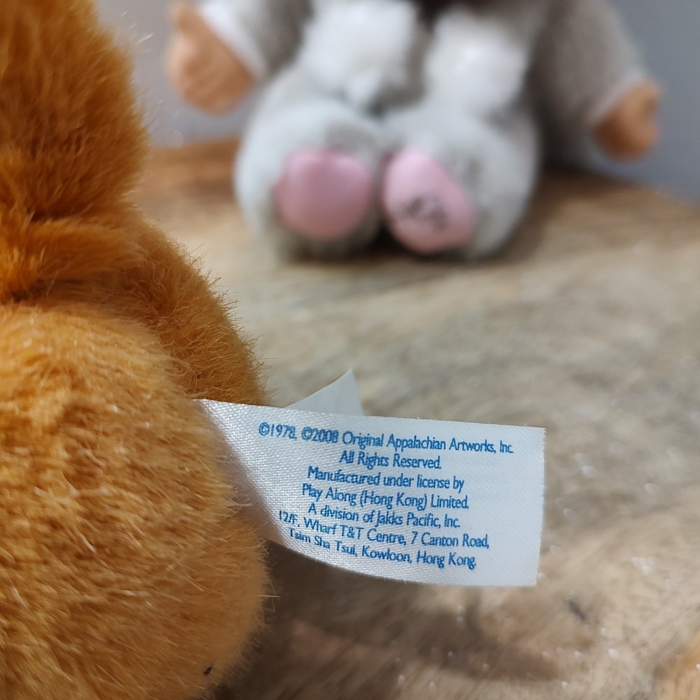 25th Anniversary Cabbage Patch Kids Lot Cat And Lion Doll 2008 Snugglies - Picture 8 of 16